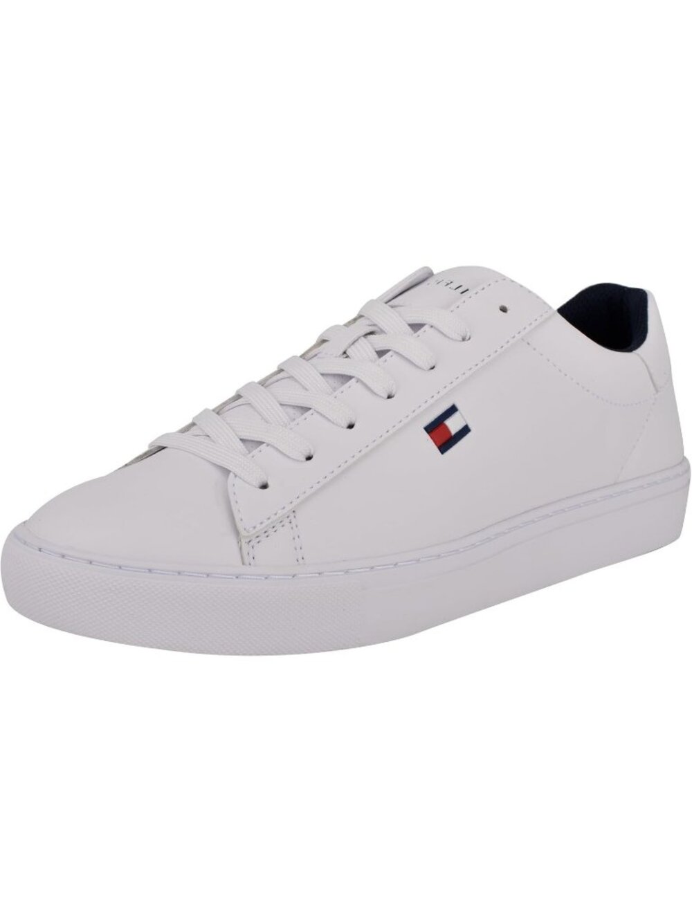 Tommy Hilfiger Men's White Closed Toe Lace Up Casual Brecon 2 Sneakers Shoes